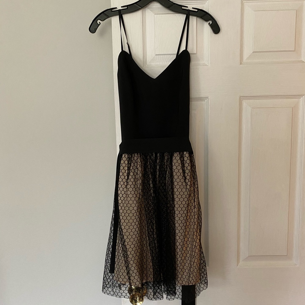 Black cocktail dress